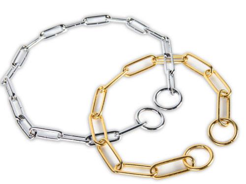 Dingo Halslenke Langledd Messing 4mm/75cm