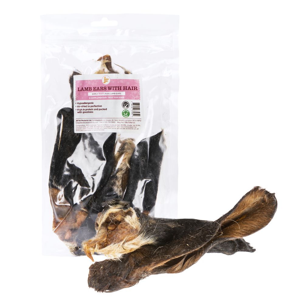 Jr Lamb Ears With Hair 100G - Bilde 1