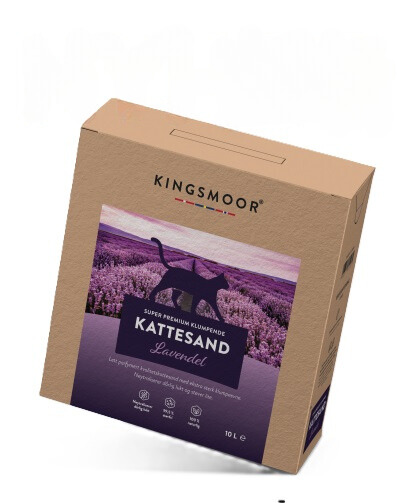 Kingsmoor Kattesand Lavendel 10L