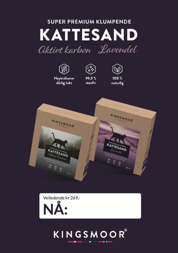 Kampanjeplakat Kingsmoor Kattesand