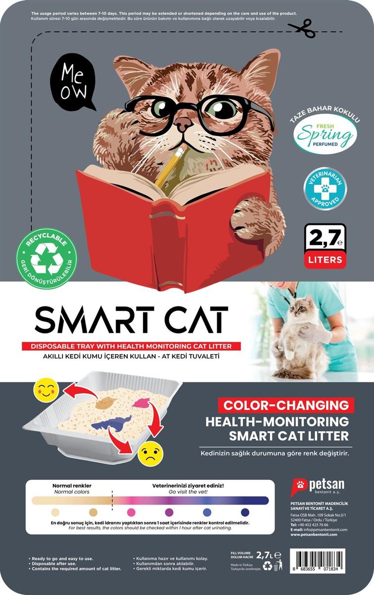 Smart Cat Indicator Cat Litter 2,7L - Bilde 1