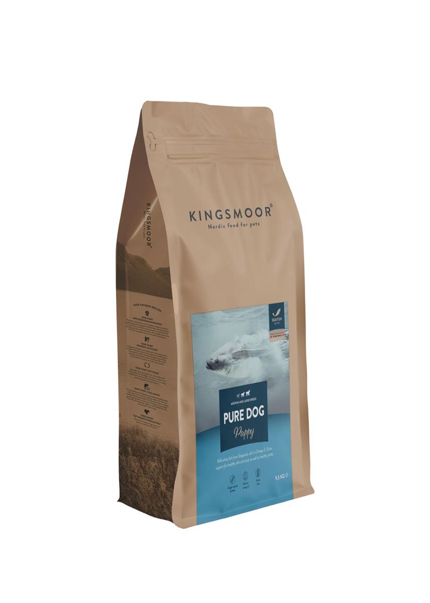 Kingsmoor Pure Seafish Puppy Large Dog 9,5 Kg - Bilde 1