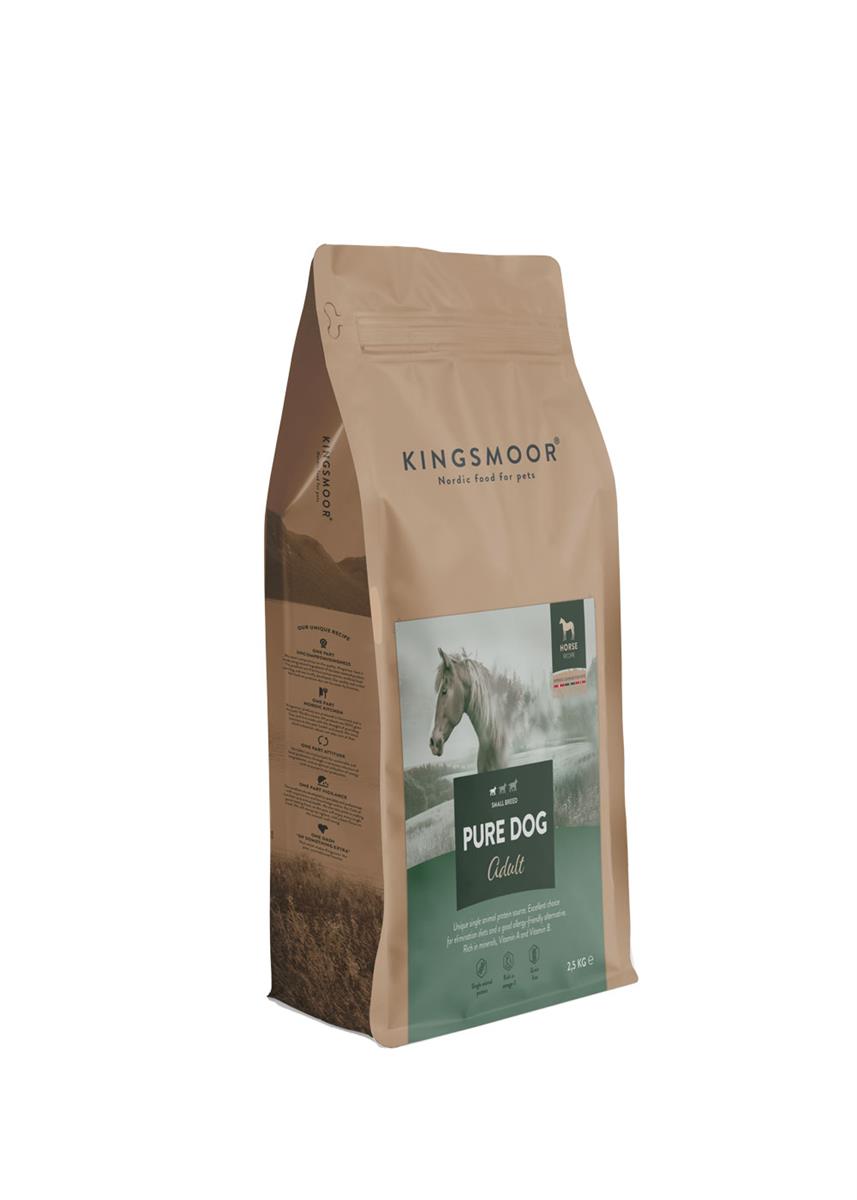 Kingsmoor Pure Horse Small Dog 2,5 Kg - Bilde 1
