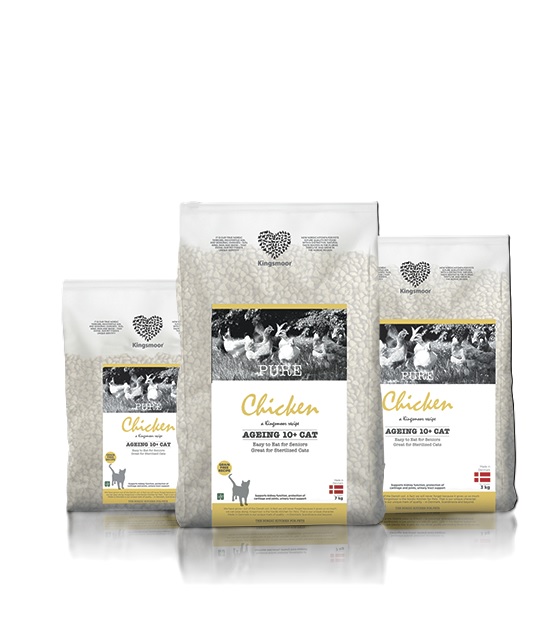 Kingsmoor Pure Voksen Katt Senior + 10 Kylling 3 Kg