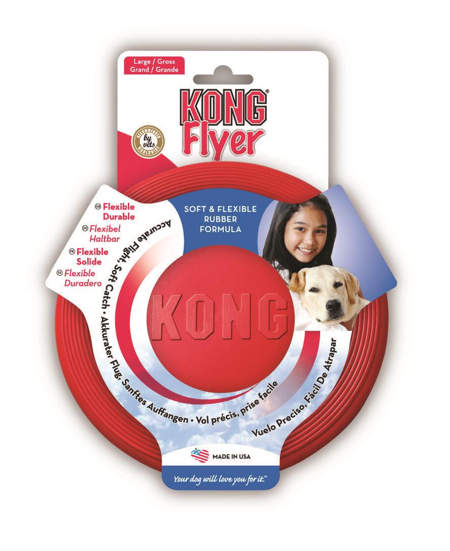 Kong Flyer Rød L - Bilde 1