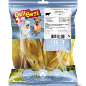 Delibest Light Lammeører Gourmet 150gr - Bilde 1