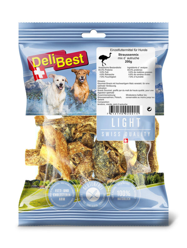 Delibest Light Strutsemix 200gr