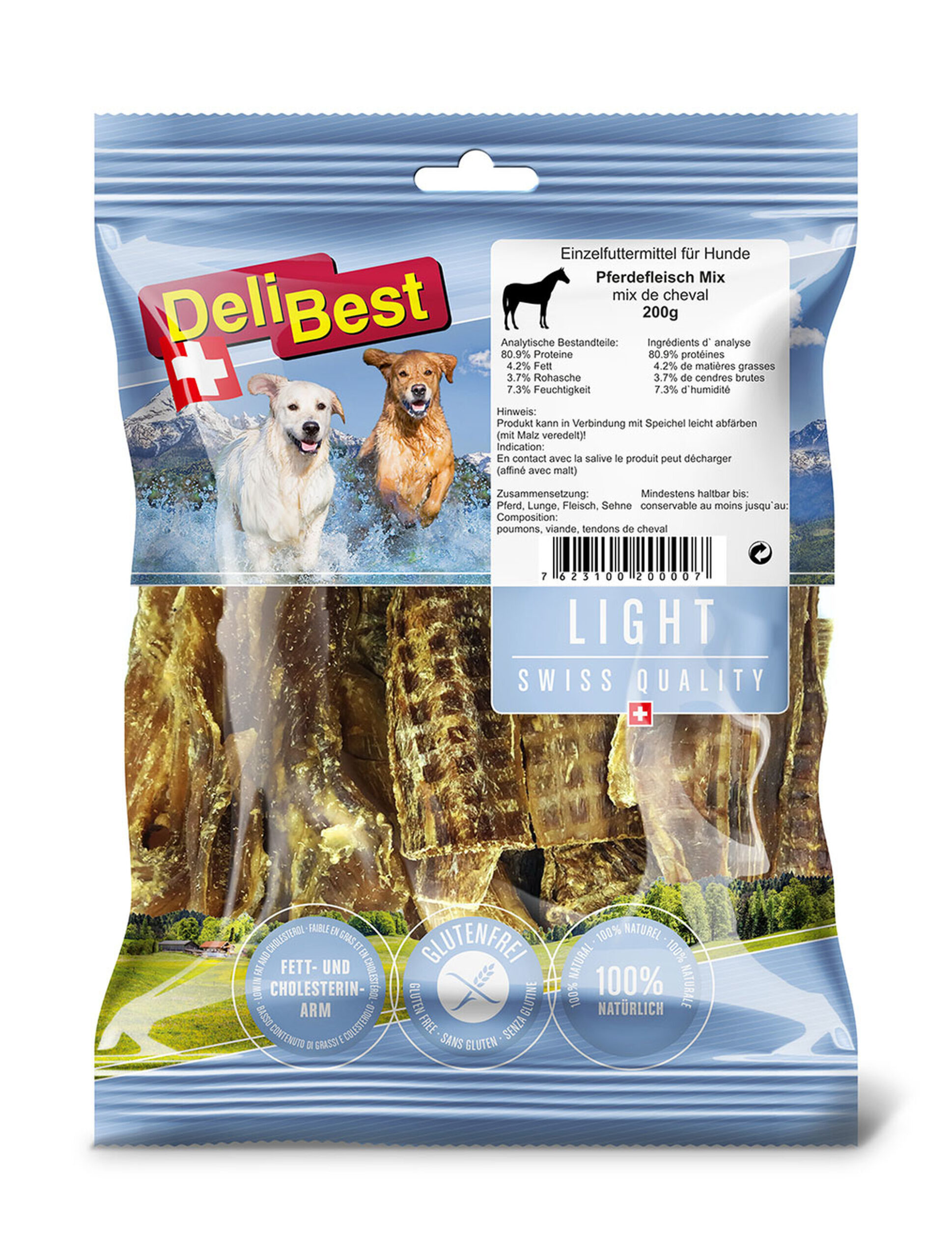 Delibest Light Hestekjøtt Gourmet Mix 200gr - Bilde 1