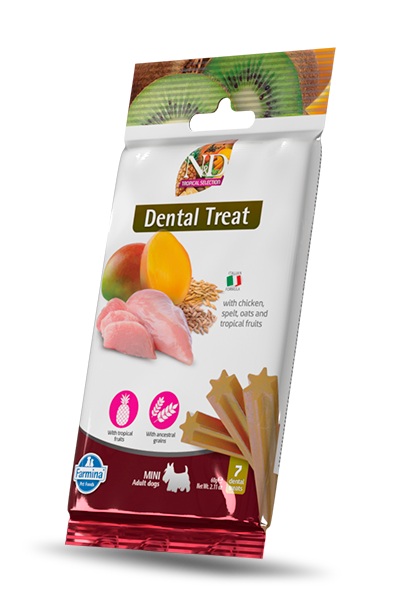 Farmina Dog Dental Treat Tropical Selection Chicken Adult Mini 60 Gr