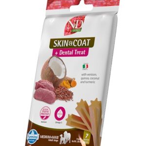 Farmina Dog Dental Treat Quinoa Skin Coat Venison Adult Medium & Maxi 100 Gr