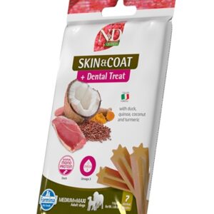 Farmina Dog Dental Treat Quinoa Skin Coat Duck Adult Medium & Maxi 100 Gr