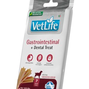 Farmina Dog Dental Treat Vet Life Gastrointestinal Adult Medium & Maxi 100 Gr