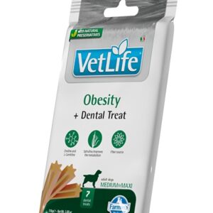 Farmina Dog Dental Treat Vet Life Obesity Adult Medium & Maxi 100 Gr