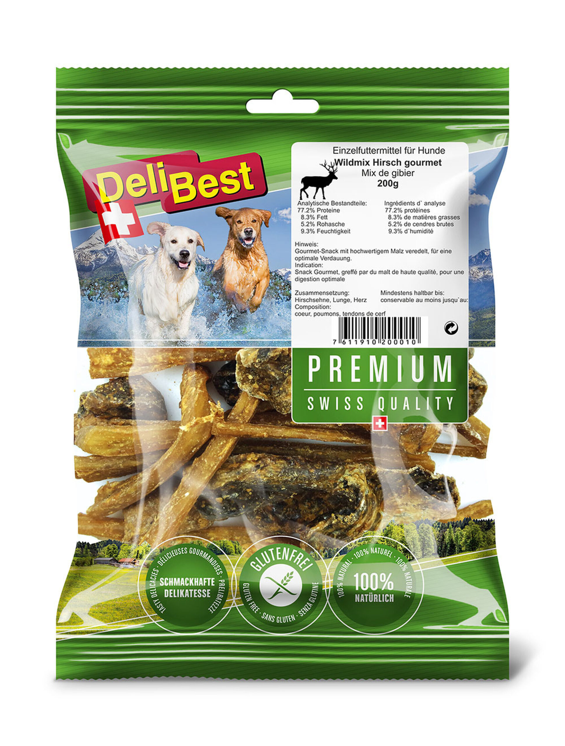 Delibest Premium Hjortemix  200gr - Bilde 1