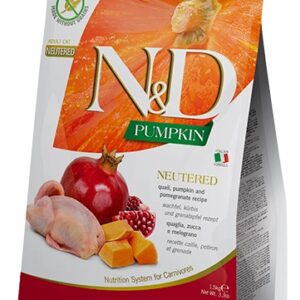 Farmina Cat N&D Pumpkin Quail & Pomegranate Neutered Adult  1,5 Kg