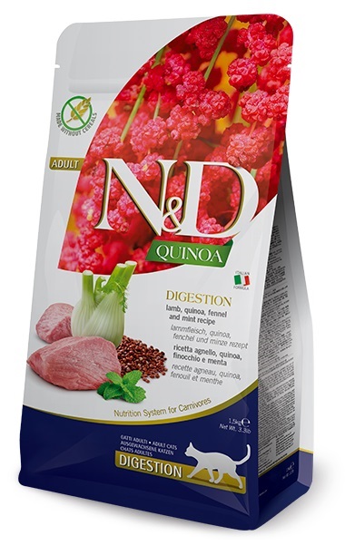 Farmina Cat Quinoa Digestion Lamb & Fennel Adult 1,5 Kg