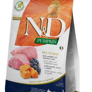 Farmina Cat N&D Pumpkin Lamb & Blueberry Neutered Adult 1,5 Kg