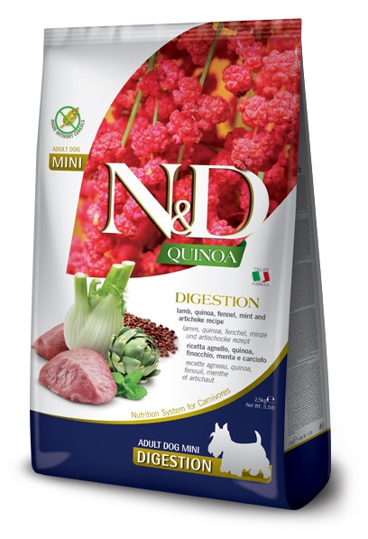 Farmina Dog Quinoa Digestion Lamb & Fennel Adult Mini 2,5 Kg