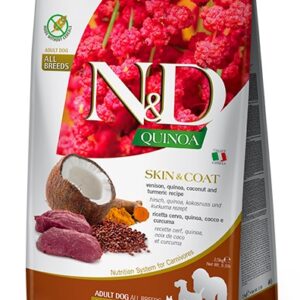 Farmina Dog Quinoa Skin & Coat Venison & Coconut Adult Medium & Maxi 7 Kg