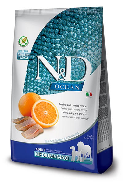 Farmina Dog Ocean Herring & Orange Adult Medium & Maxi 12 Kg
