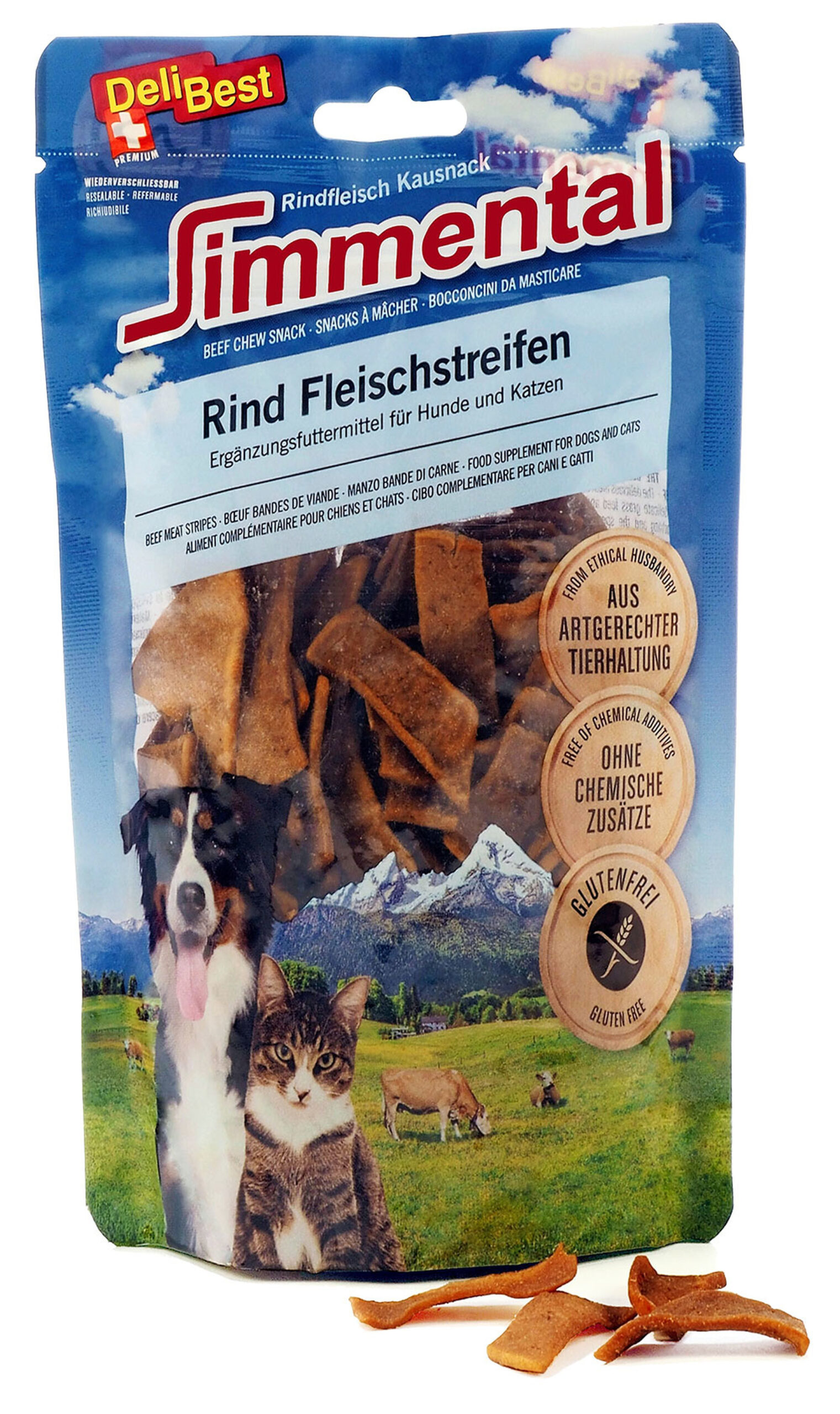 Delibest Simmental Storfekjøtt Strimmler 90gr - Bilde 1