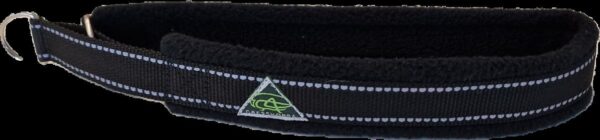 Gresshoppa Fleecehalvstrup Svart Titan Refleks