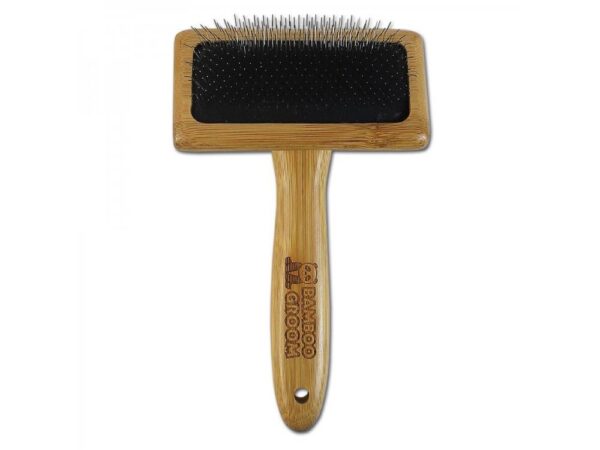Bamboo Groom Slicker  *Uten Knotter*