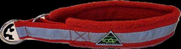 Gresshoppa Fleecehalvstrup Rød M/Refleks