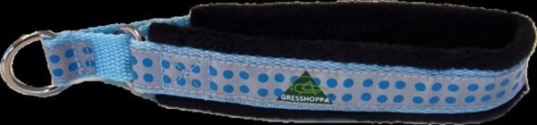 Gresshoppa Fleecehalvstrup Sort M/Prikker