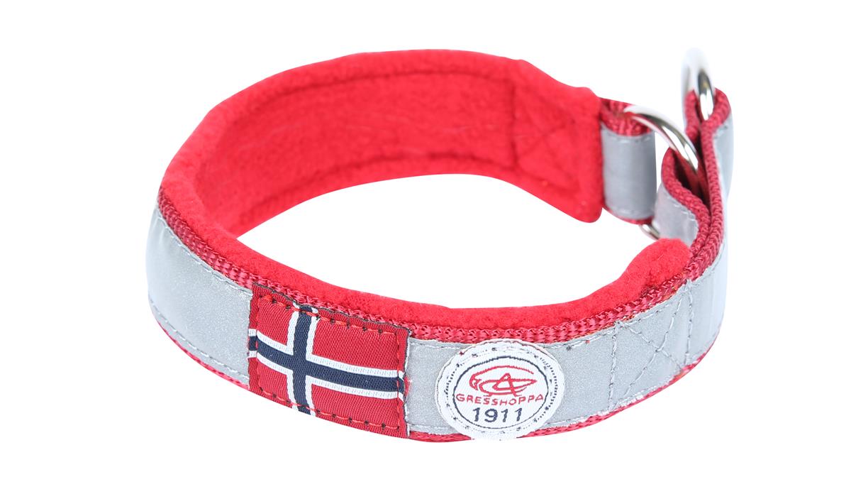 Gresshoppa Fleecehalvstrup Nordmarka Rød - Bilde 1