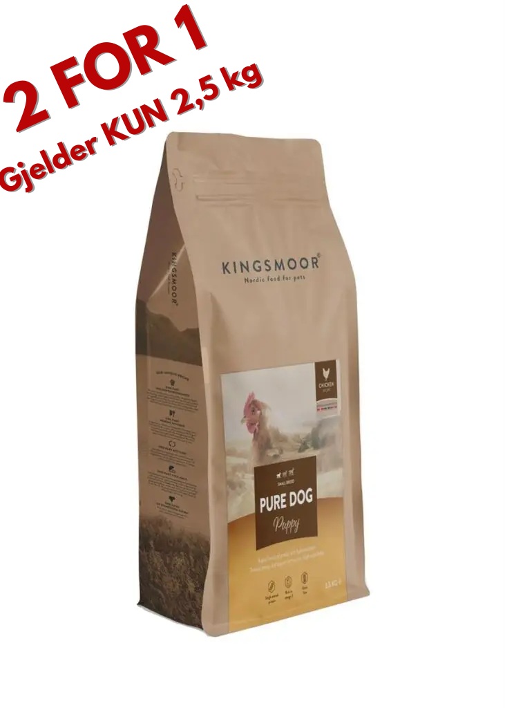 Kingsmoor Pure Chicken Puppy Small Dog - Bilde 1