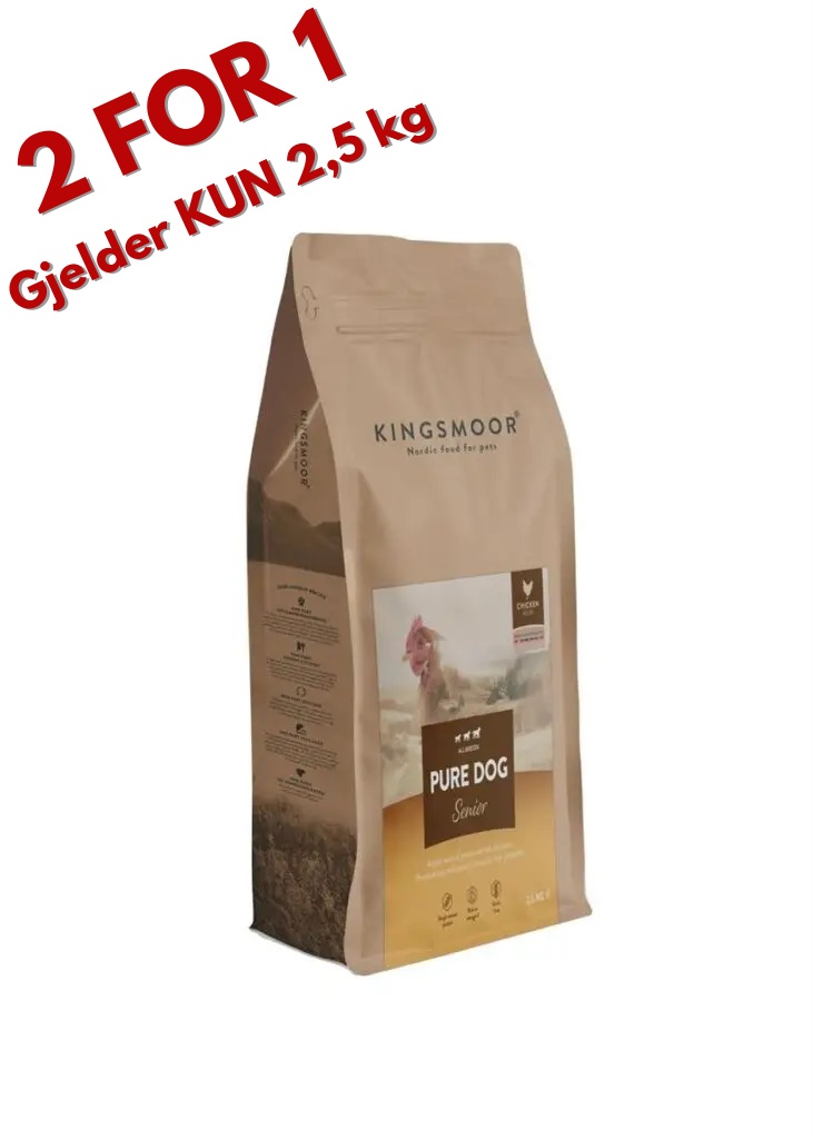 Kingsmoor Pure Chicken Senior All Breeds Dog - Bilde 1