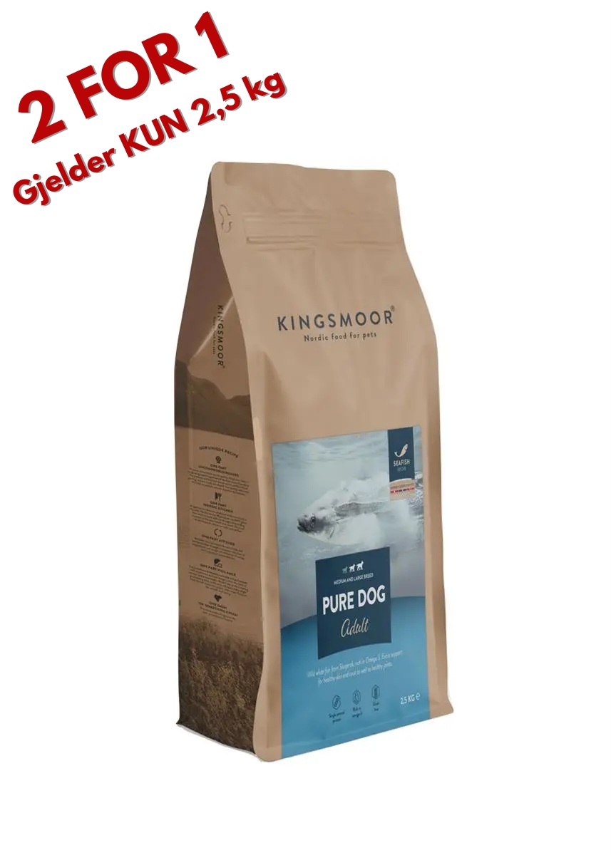 Kingsmoor Pure Seafish Large Dog - Bilde 1