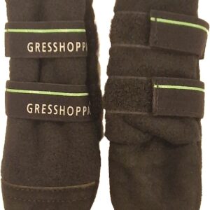 Gresshoppa Fleecesokk Sort Str 4Pk