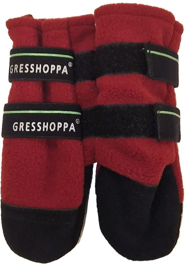 Gresshoppa Fleecesokk Plomme Str 4Pk