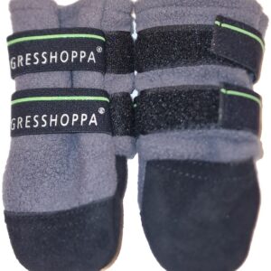 Gresshoppa Fleecesokk Grå Str 4Pk