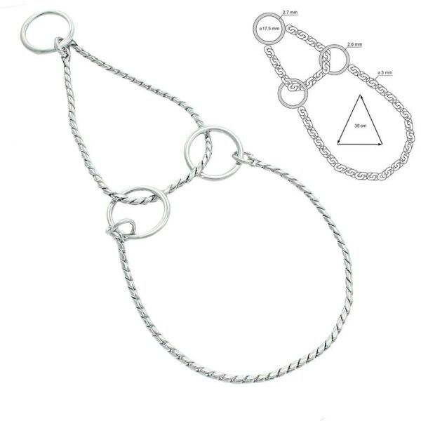 Yukon Snake Showhalvstrup 3mm