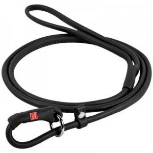 Collar Rundsydd Retrieverkobbel "Waudog Soft" Lær Svart - 10x135