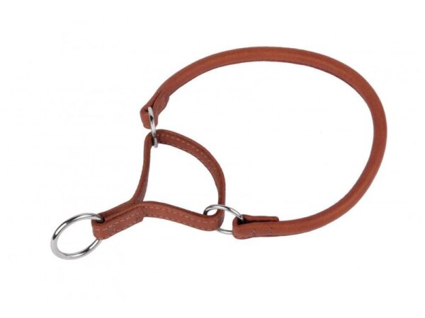 Collar Rundsydd Lærhalvstrup "Waudog Soft" Brun