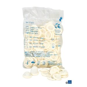 Latex Fingertupper 100Pk