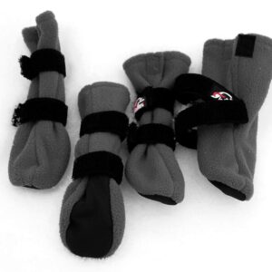 Finnero Halla Fleecesokk 4Pk Grå