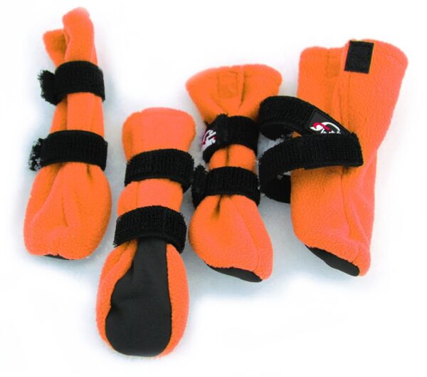 Finnero Halla Fleecesokk 4Pk Orange