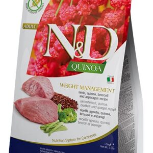 Farmina N&D Cat Quinoa Weight Management, Lamb & Broccoli Adult