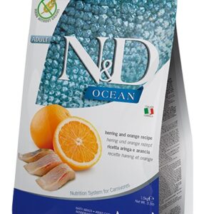Farmina N&D Cat Ocean Herring & Orange Adult - 1,5kg