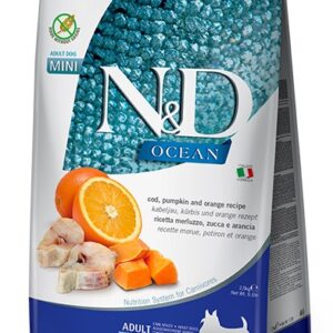 Farmina N&D Dog Ocean Cod, Pumpkin & Orange Adult Mini