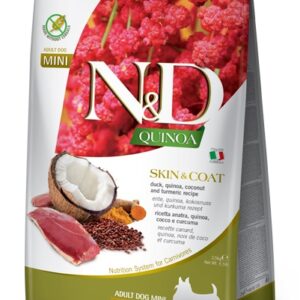 Farmina N&D Dog Quinoa Skin & Coat, Duck & Coconut Adult Mini - 2,5kg