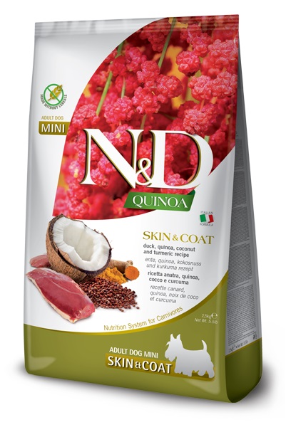 Farmina N&D Dog Quinoa Skin & Coat, Duck & Coconut Adult Mini