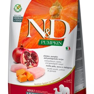 Farmina N&D Dog Pumpkin Chicken & Pomegranate Adult Medium & Maxi