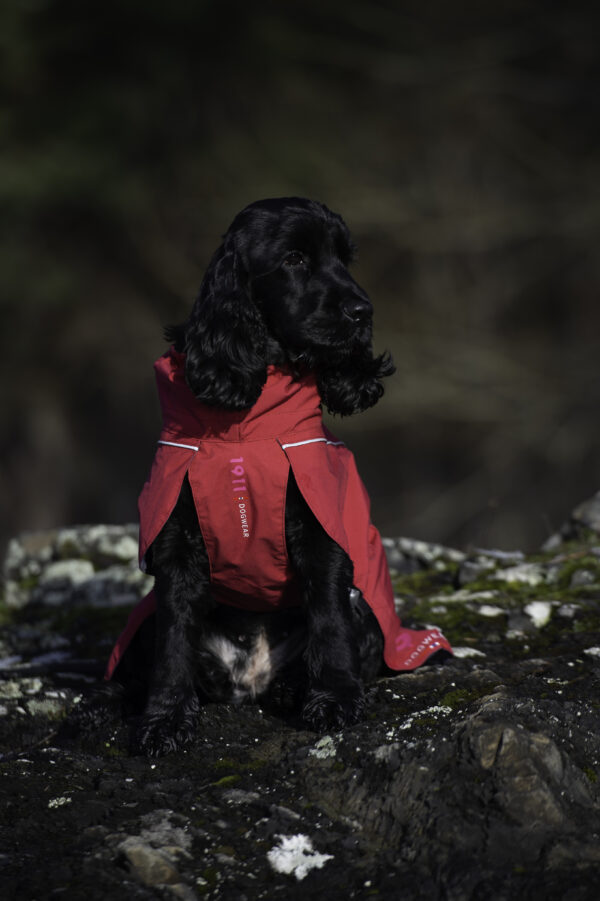 Clark Rain Coat Cerise