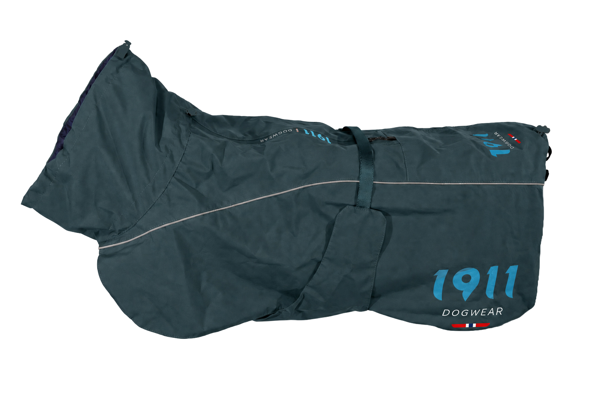 Clark Rain Coat Petrol - Bilde 1